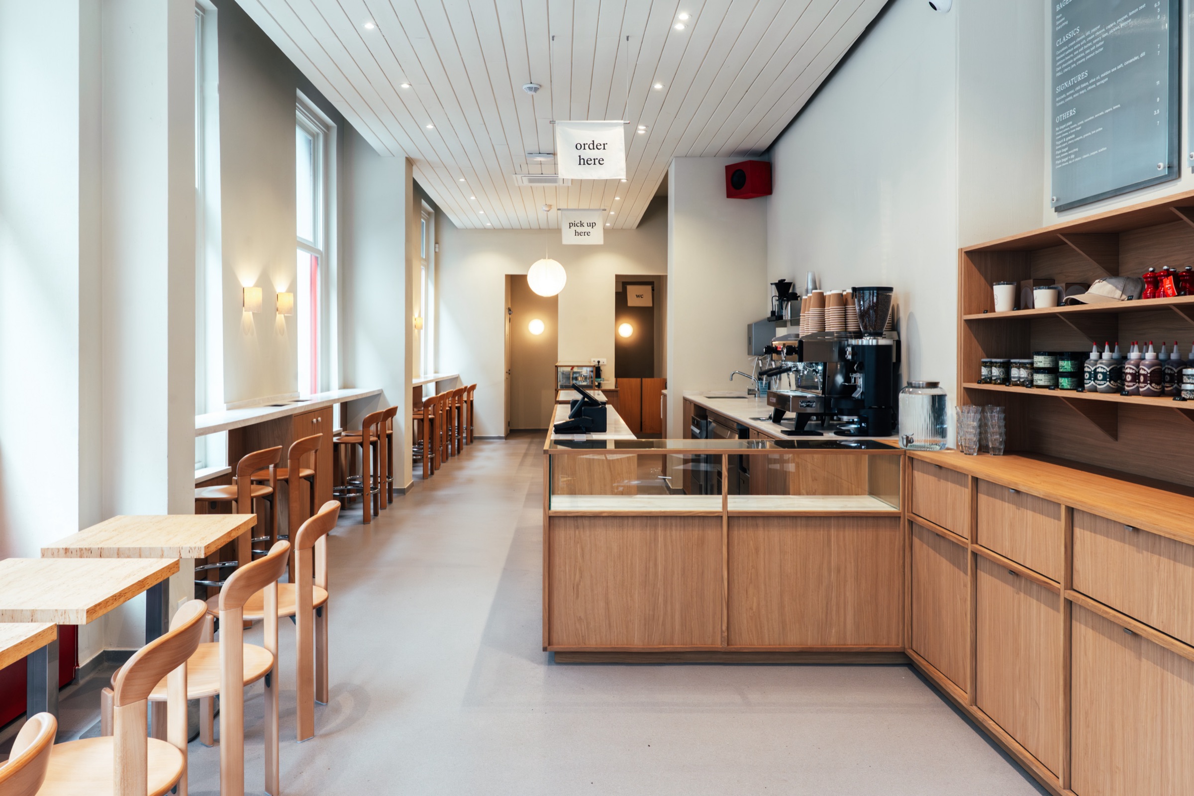 Inside the Eight coffee shop